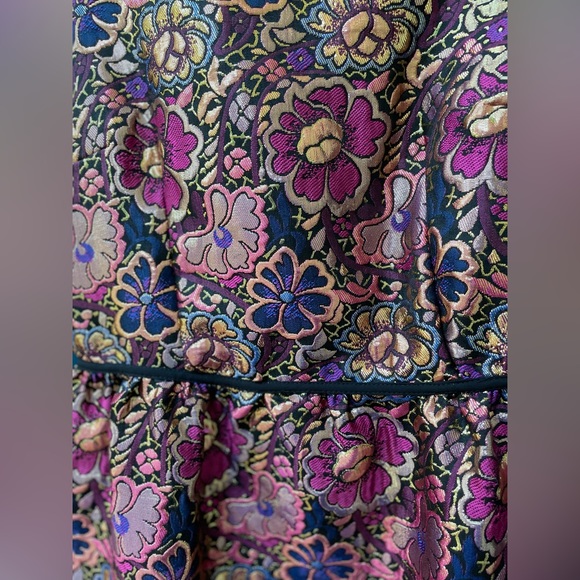 Size S Gold, fuchsia and indigo dress - Picture 4 of 6